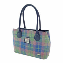 Load image into Gallery viewer, Harris Tweed Large Tartan Shoulder Tote Handbag