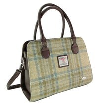Load image into Gallery viewer, Authentic Tartan Harris Tweed Midi Tote Bag