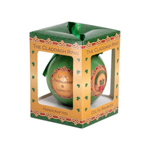 Load image into Gallery viewer, Claddagh Ring Designed Christmas Bauble