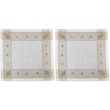 Load image into Gallery viewer, Packs of Kinsale Shamrock Embroidered Tablecloth 36x36