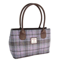 Load image into Gallery viewer, Harris Tweed Large Tartan Shoulder Tote Handbag