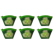 Load image into Gallery viewer, Leather Shamrock Coin Purse