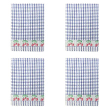 Load image into Gallery viewer, Packs of Poli-Dri Cherries Cotton Tea Towel