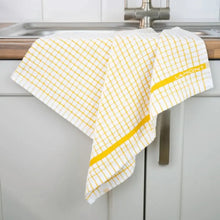 Load image into Gallery viewer, Packs of Poli-Dri Gold Cotton Tea Towel