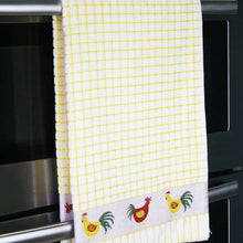 Load image into Gallery viewer, Packs of Poli-Dri Chickens Cotton Tea Towel