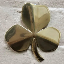 Load image into Gallery viewer, Shamrock Irish Family Blessing Pewter Wall Art