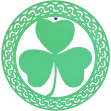 Load image into Gallery viewer, Exclusively Irish Shamrock Leaf Celtic Wall Hang Decor