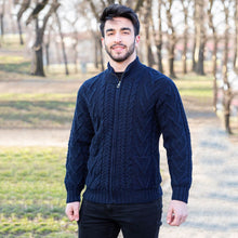 Load image into Gallery viewer, Mens Zipper Cardigan