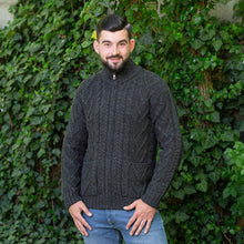 Load image into Gallery viewer, Mens Zipper Cardigan