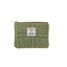 Load image into Gallery viewer, Harris Tweed 'Eriskay' Small Coin Zip Pouch