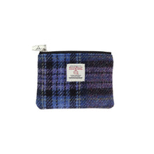 Load image into Gallery viewer, Harris Tweed 'Eriskay' Small Coin Zip Pouch