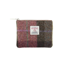 Load image into Gallery viewer, Harris Tweed 'Eriskay' Small Coin Zip Pouch