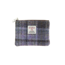 Load image into Gallery viewer, Harris Tweed 'Eriskay' Small Coin Zip Pouch