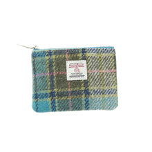 Load image into Gallery viewer, Harris Tweed 'Eriskay' Small Coin Zip Pouch