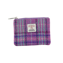Load image into Gallery viewer, Harris Tweed 'Eriskay' Small Coin Zip Pouch