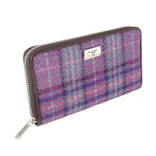 Load image into Gallery viewer, Harris Tweed 'Staffa' Large Zip Purse