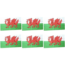 Load image into Gallery viewer, Wales Flag Tea Towel - Cotton Dragon Design