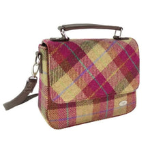 Load image into Gallery viewer, Harris Tweed Square Tartan Shoulder Bag