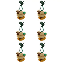 Load image into Gallery viewer, Wooden Sheep Irish Hanging Ornament