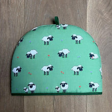 Load image into Gallery viewer, Fluffy Flock Green, Quilted Tea Cozy