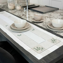 Load image into Gallery viewer, Packs of Linen of Kinsale Shamrock Table Runner 14x54 Inches Linen