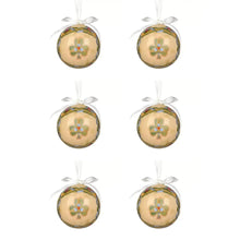 Load image into Gallery viewer, Irish Weave Shamrock Christmas Tree Bauble