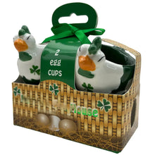 Load image into Gallery viewer, Irish Ceramic Egg Cups Set of 2