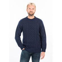 Load image into Gallery viewer, Mens Merino Aran Sweater