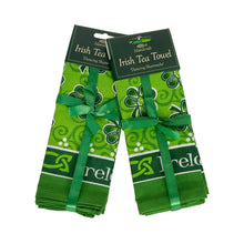 Load image into Gallery viewer, Shamrocks Irish Tea Towel