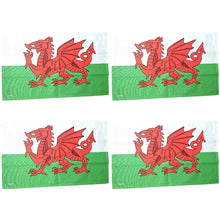 Load image into Gallery viewer, Wales Flag Tea Towel - Cotton Dragon Design