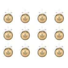 Load image into Gallery viewer, Irish Weave Shamrock Christmas Tree Bauble