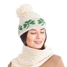 Load image into Gallery viewer, Green Shamrock Wool Hat