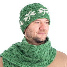 Load image into Gallery viewer, Shamrock Knit Merino Wool Hat