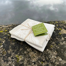 Load image into Gallery viewer, Celtic Natural Linen Tea Towel-Set of 2