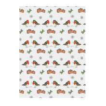 Load image into Gallery viewer, Home for Christmas Cotton Tea Towel