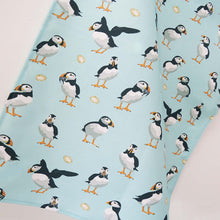 Load image into Gallery viewer, Puffins Cotton Tea Towel
