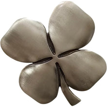 Load image into Gallery viewer, Four Leaf Clover Brass Wall Hanging Irish Blessing