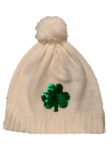 Sequined Shamrock Cap