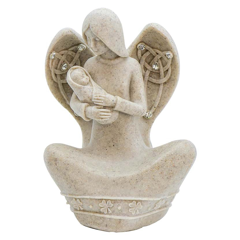 Sheltering Celtic Angel Mother And Child