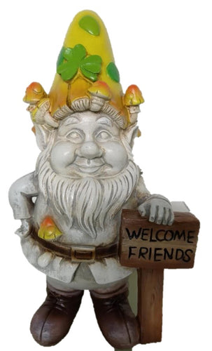 Chief Mushroom Leprechaun Welcome