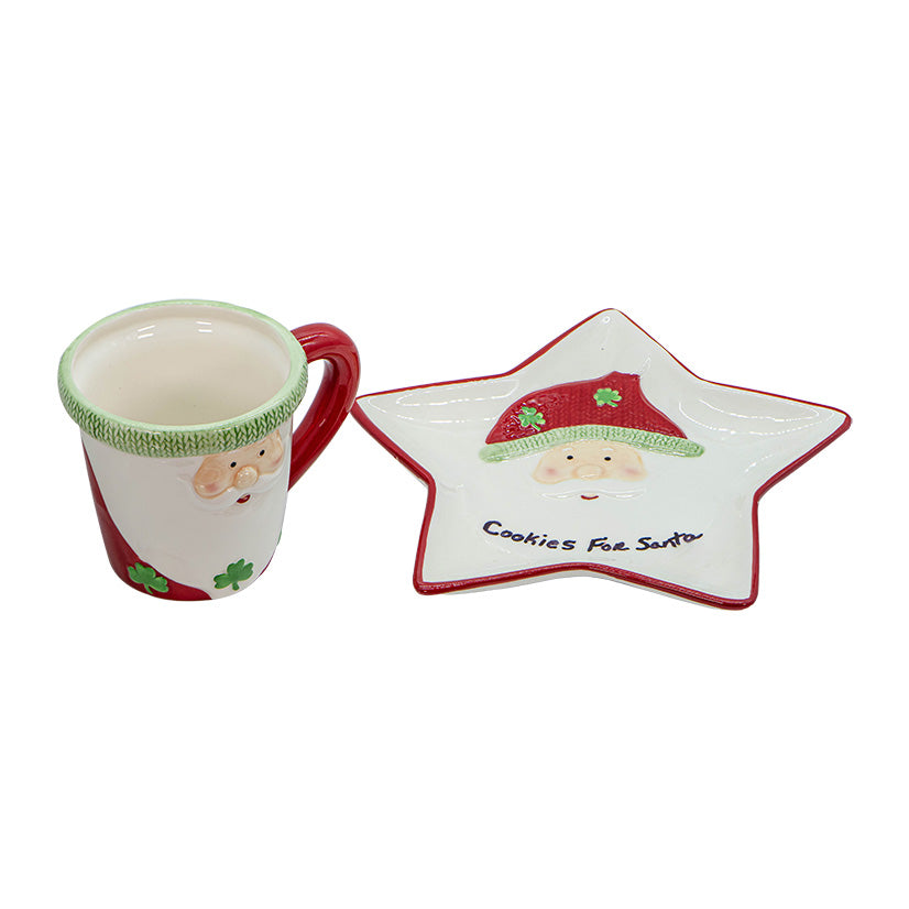 Milk & Cookies For Santa 2 Piece Set