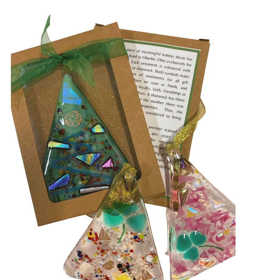 Rhapsody Glass Fusion Ornaments