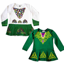 Load image into Gallery viewer, Baby Irish Dancer Dress Vest with Celtic Detail