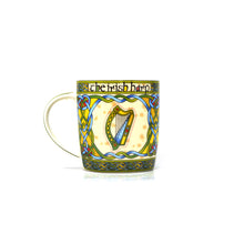 Load image into Gallery viewer, Bone China Ancient Irish Harp Mug
