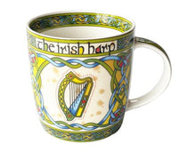 Load image into Gallery viewer, Bone China Ancient Irish Harp Mug