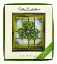 Load image into Gallery viewer, Shamrock - Celtic Reflections glass panel