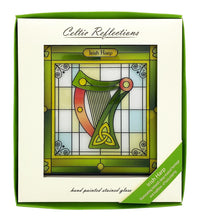 Load image into Gallery viewer, Harp - Celtic Reflections glass panel