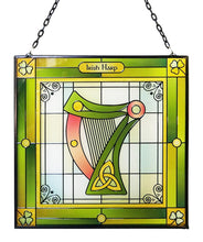 Load image into Gallery viewer, Harp - Celtic Reflections glass panel