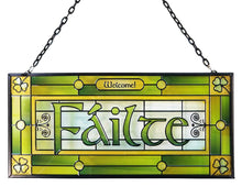 Load image into Gallery viewer, Failte - Celtic Reflections glass panel