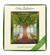 Load image into Gallery viewer, Tree of Life Stained Glass Window Hang
